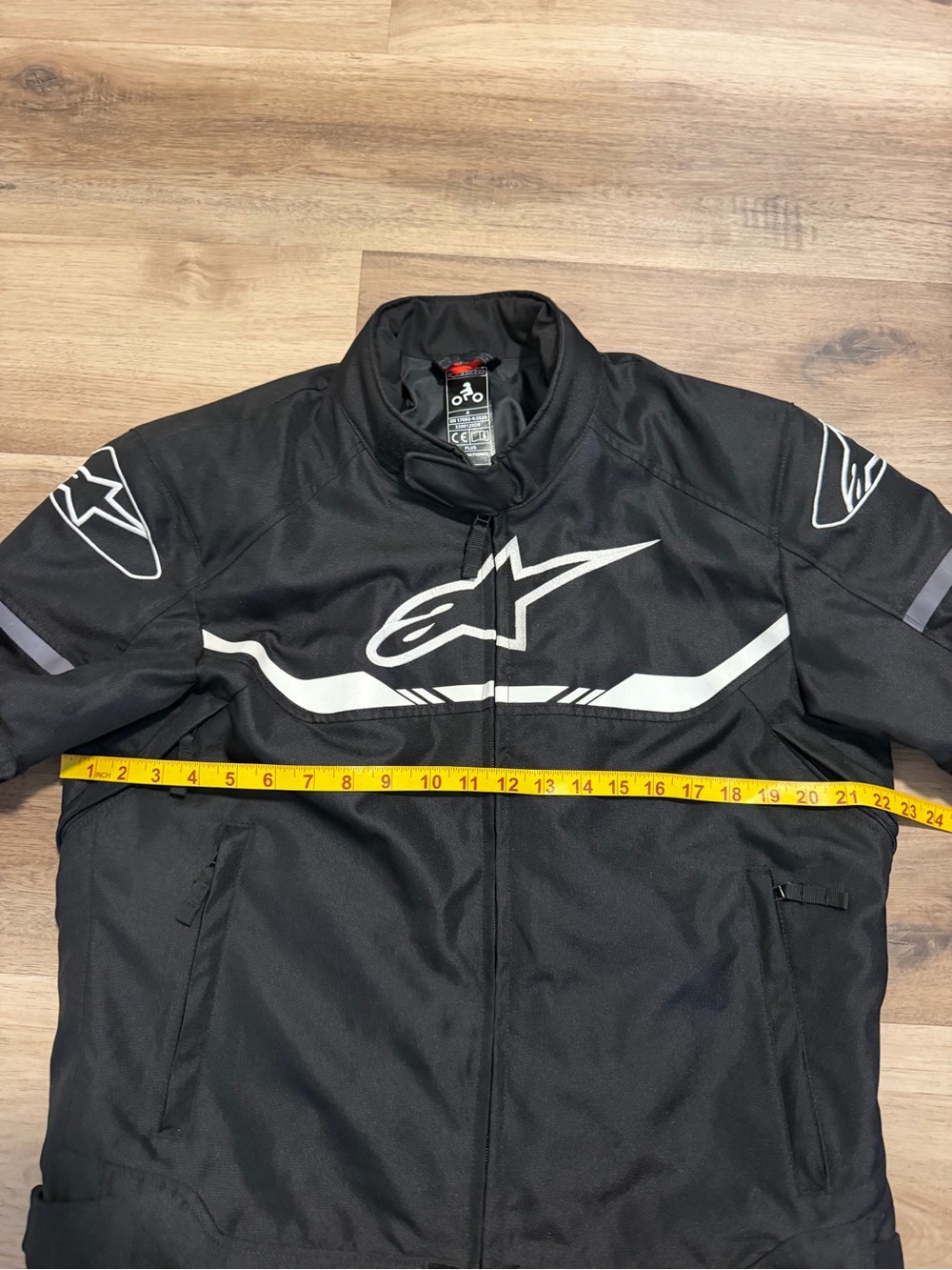 Alpinestars T-SPS Waterproof Jacket Men’s Large Black Motorcycle Riding - Picture 11 of 13